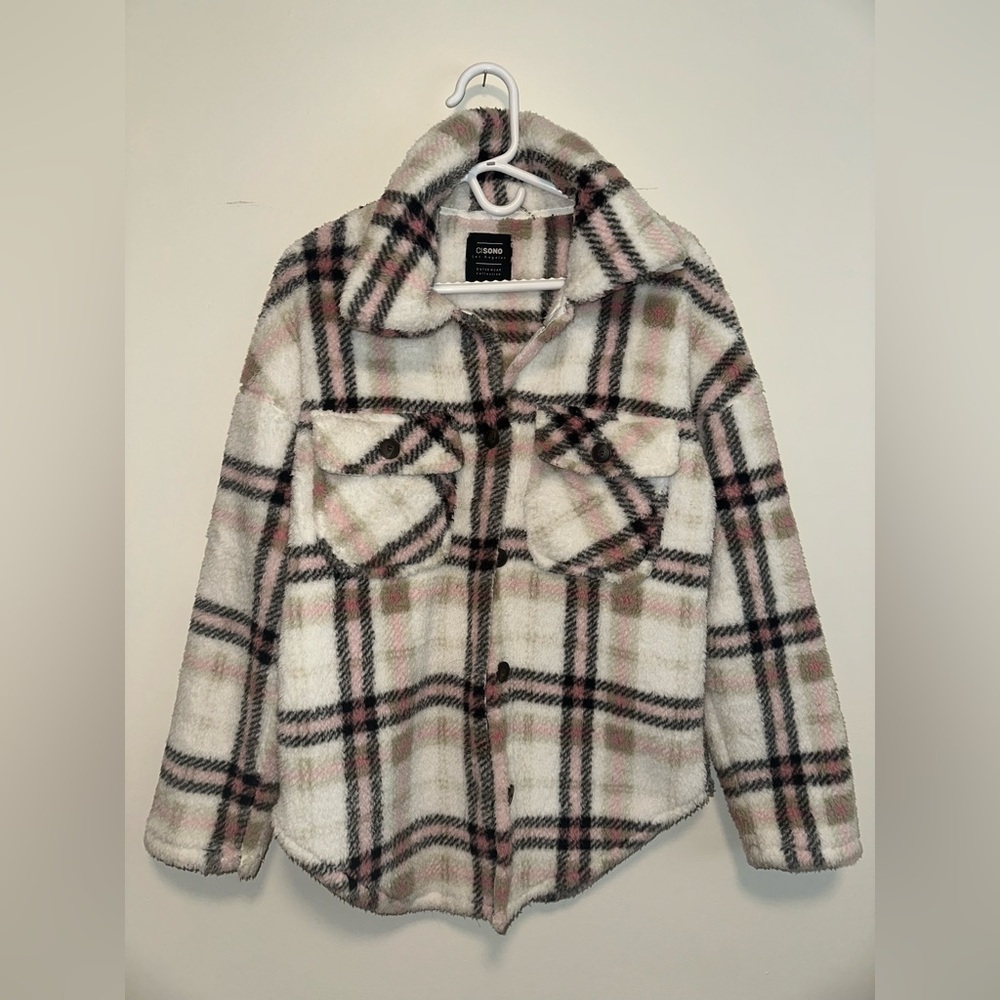 Pink Plaid Shacket